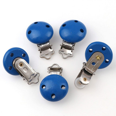 5 bucăți/lot 14 culori, metal, lemn, copii, suzetă, suport pentru cleme, sugari, rotunde, cleme, accesorii, accesorii