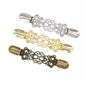 Horúci výpredaj 1ks kardigan kačacie klipy spona z zliatiny šál blúzka sveter látka košeľa golier držiak klip príslušenstvo vysoká kvalita