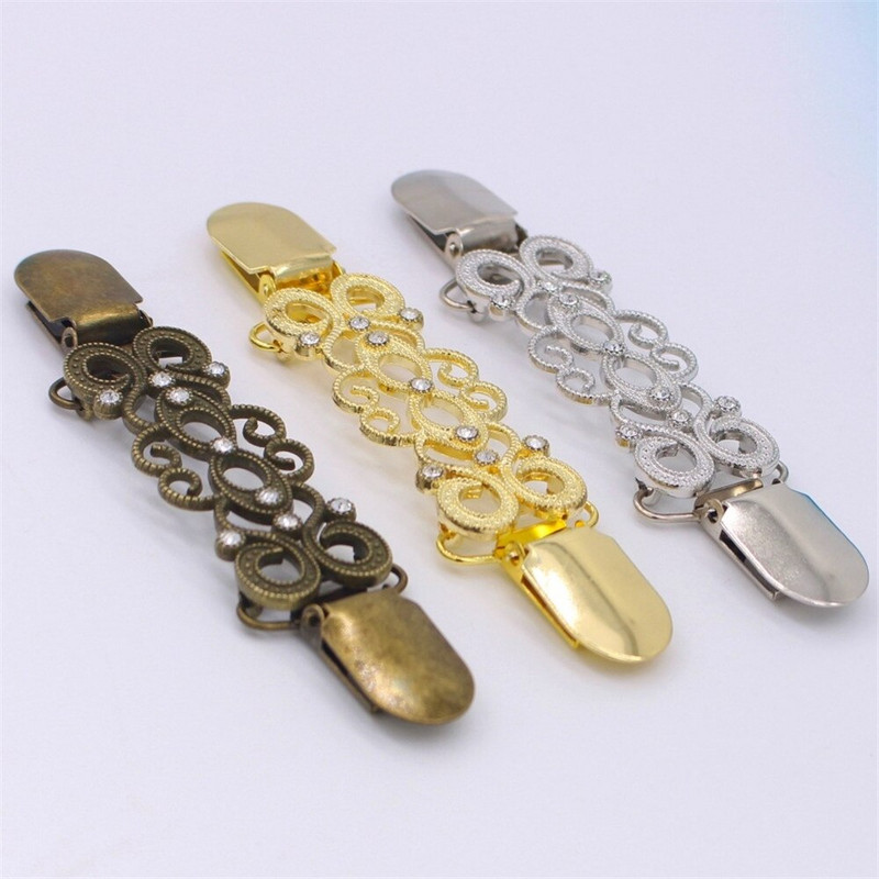 Horúci výpredaj 1ks kardigan kačacie klipy spona z zliatiny šál blúzka sveter látka košeľa golier držiak klip príslušenstvo vysoká kvalita