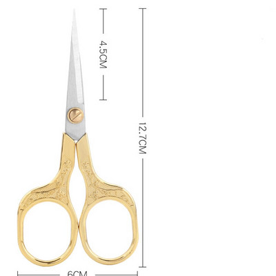 Ploom Blossom Retro Käärid Tikand Vintage Stitch Õmbluskäärid Näputöö Majapidamisrätsep Käärid Käsitöötööriistad