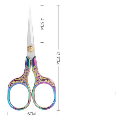 Ploom Blossom Retro Käärid Tikand Vintage Stitch Õmbluskäärid Näputöö Majapidamisrätsep Käärid Käsitöötööriistad