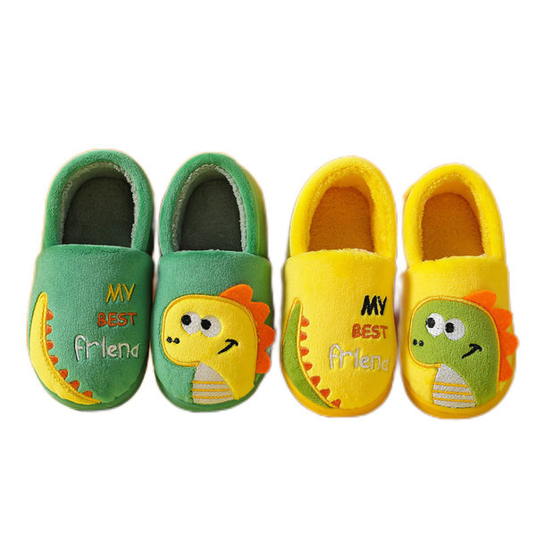 Papuci de casa cu broderie pentru baieti si fete