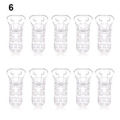 10 tk plastist läbipaistvad luti ketiklambrid 10 mm lutihoidja märgid käsitöö pandlad kuuldeaparaatide tarvikud