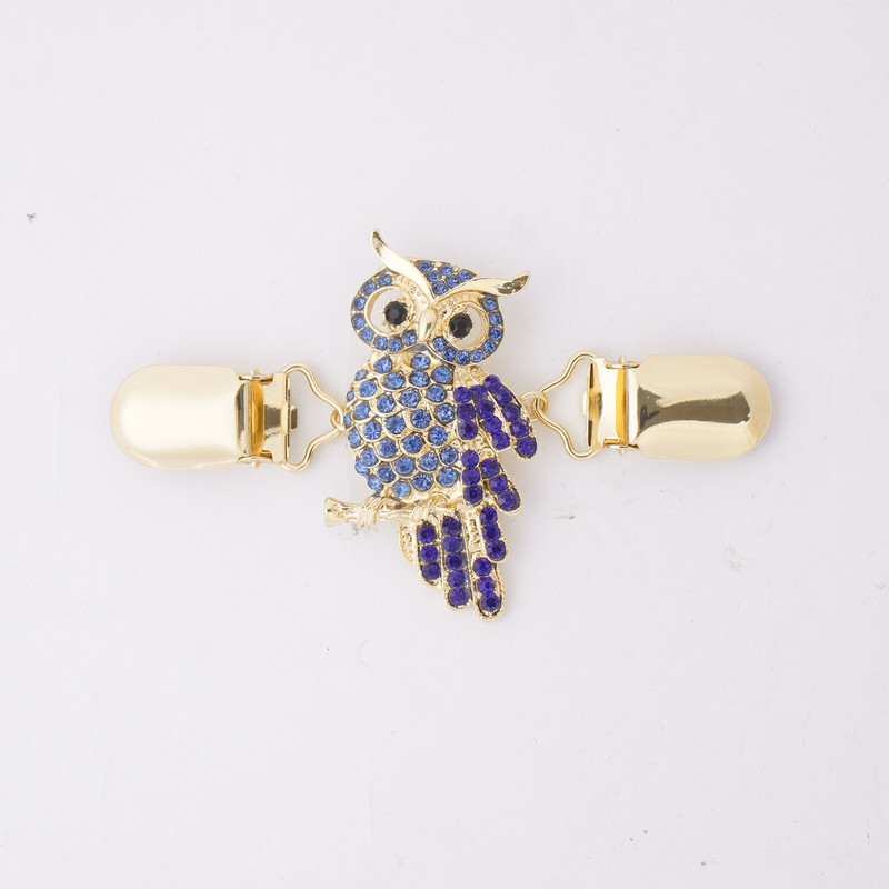 Megztinis megztinis su segtukas antienos burnos lankstus deimantas mielas gyvūnų segtukas sagė skara marškinių apykaklės sagtys drabužių dekoravimui.