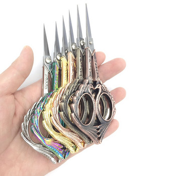 8,9 см остри малки ножици за метал сребърни златни ножици за занаяти от неръждаема стомана Направи си сам шевни консумативи Ножици за кръстат шев Прежда