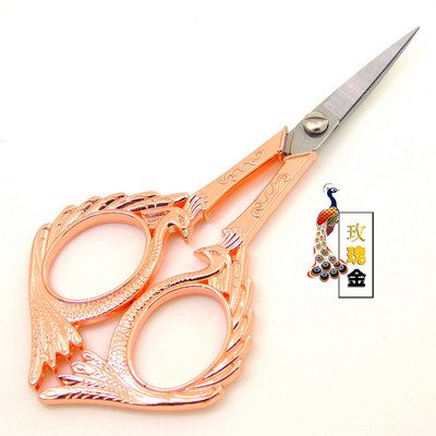 Foarfece mici ascuțite de 8,9 cm pentru metal, argintiu, auriu, din oțel inoxidabil, pentru artizanat, bricolaj, bricolaj, cusut, foarfece pentru punct de cruce