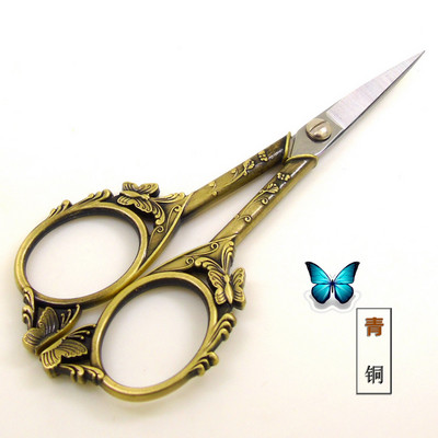 Foarfece mici ascuțite de 8,9 cm pentru metal, argintiu, auriu, din oțel inoxidabil, pentru artizanat, bricolaj, bricolaj, cusut, foarfece pentru punct de cruce