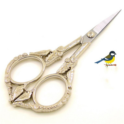 Foarfece mici ascuțite de 8,9 cm pentru metal, argintiu, auriu, din oțel inoxidabil, pentru artizanat, bricolaj, bricolaj, cusut, foarfece pentru punct de cruce