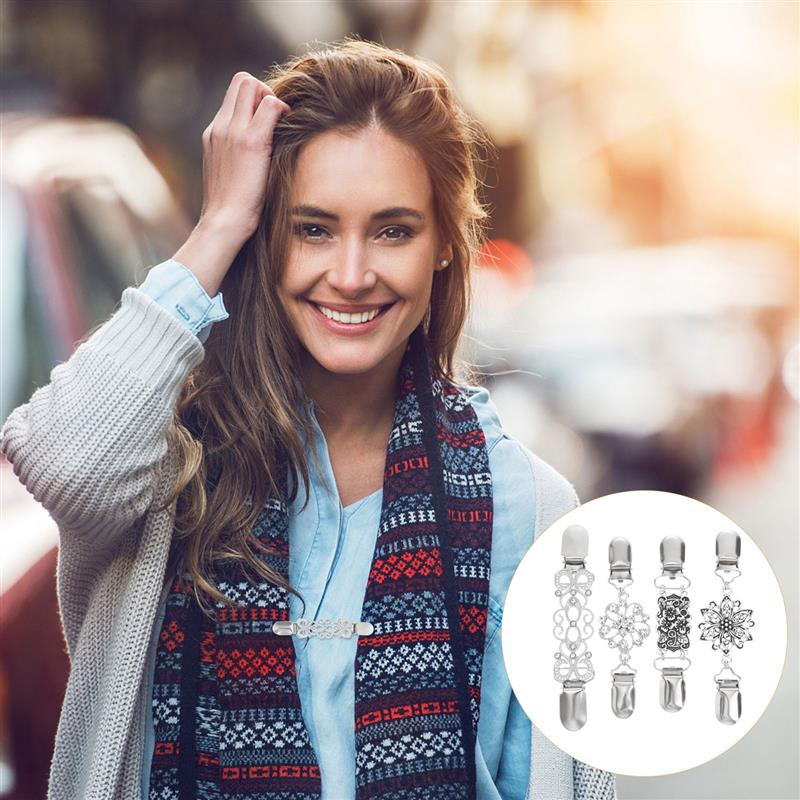 Megztinis megztinis Clips Megztinis megztinis Apykaklė skara Užsegimai megztiniai Užsegimai Marškiniai Suknelė Apykaklės sagtis drabužių puošimui