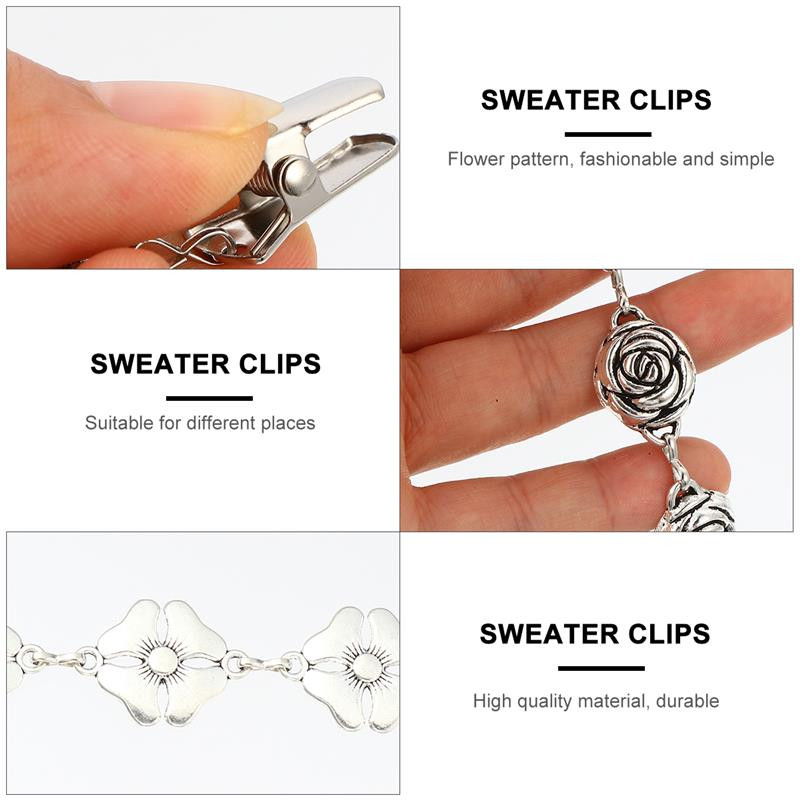 Megztinis megztinis Clips Megztinis megztinis Apykaklė skara Užsegimai megztiniai Užsegimai Marškiniai Suknelė Apykaklės sagtis drabužių puošimui