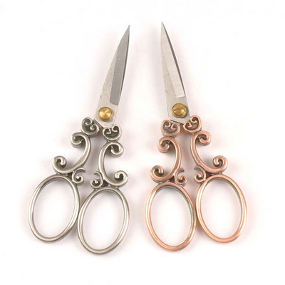 NERRECEAB Tailor Scissors Cross Stitch European Retro Ebroidery Scissors Craft Gold Ραπτική Χειροτεχνία c2617