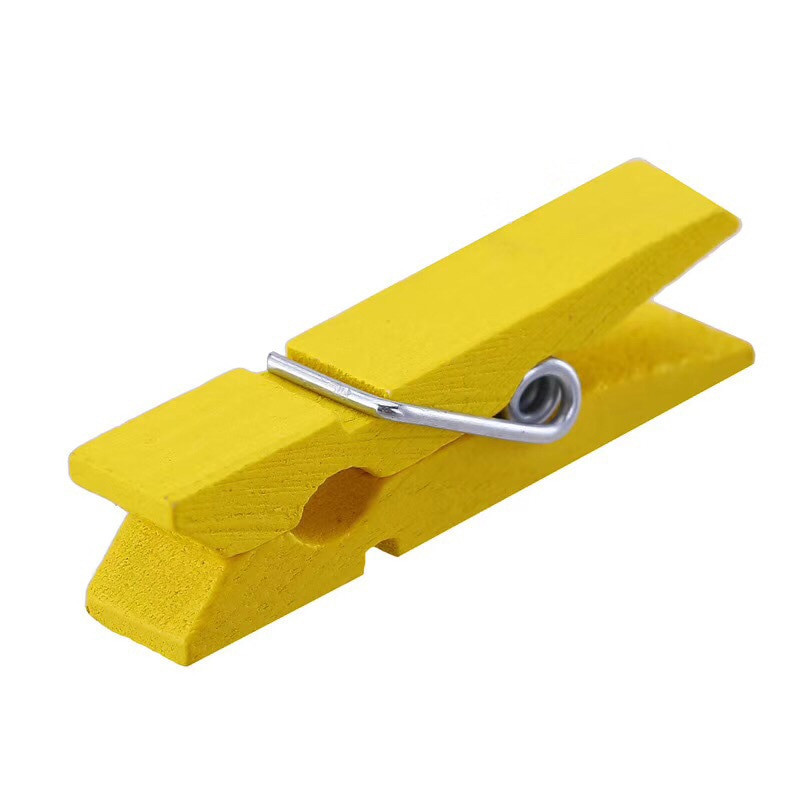 35 mm värvilised puidust klambrid fotolõksuklambrid, naelad, käsitöö, kingitus lapsele.