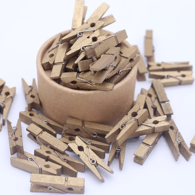 35 mm värvilised puidust klambrid fotolõksuklambrid, naelad, käsitöö, kingitus lapsele.