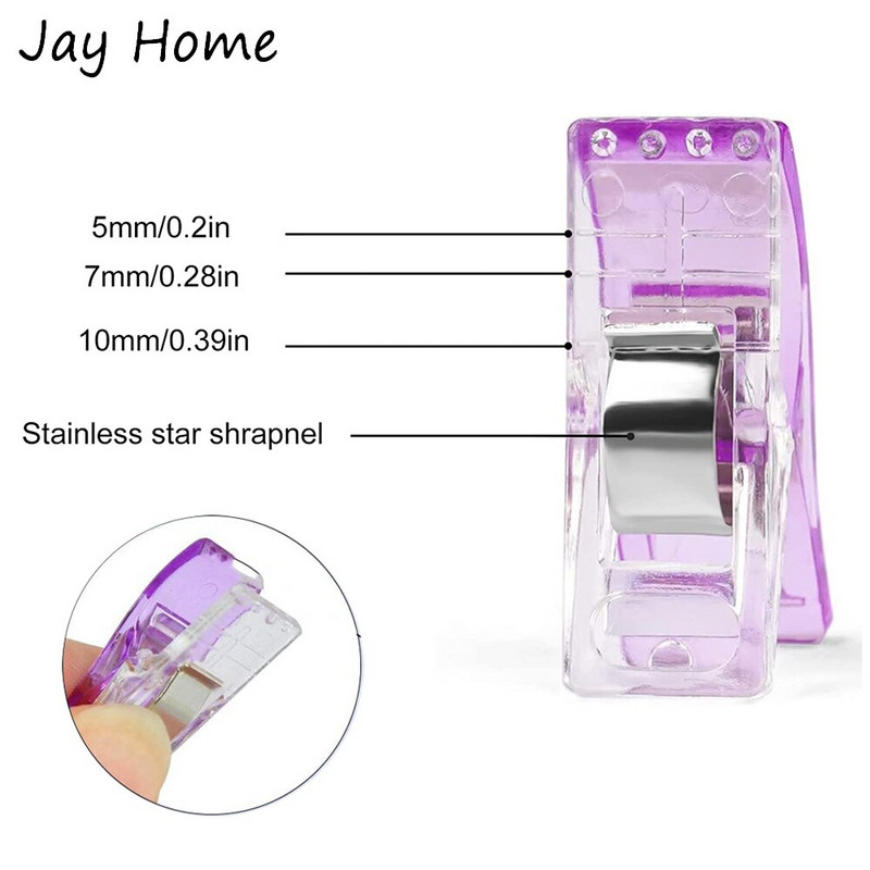 20 TK mitmeotstarbelised õmblusklambrid Väikesed plastkangaklambrid Õmblusklambrid Erksavärvilised teppimisklambrid iseõmblemiseks ja köitmiseks