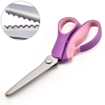 Meislikäärid Õmbluslõikus Rätsepa siksakäärid kanga jaoks Siksakäärid Nahakujulised lõikurid Paber Õmblustööriistad