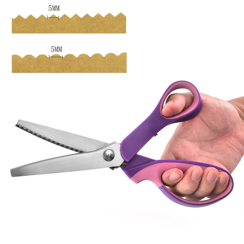 Meislikäärid Õmbluslõikus Rätsepa siksakäärid kanga jaoks Siksakäärid Nahakujulised lõikurid Paber Õmblustööriistad