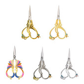 Foarfecă de broderie de epocă. Artizanat din țesătură manuală, tăiere ață