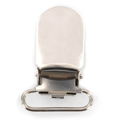 20 x Bretele Clips Cârlige curea 20 mm de culoare argintie