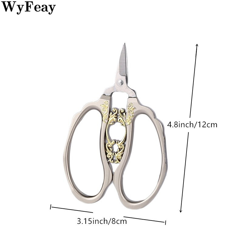 Vintage käärid Tailor Scissor Fabric käsitöö retro õmblemine tikandid varbaküüned Käsitöö küünenaha Antiik tikandid küünekäärid