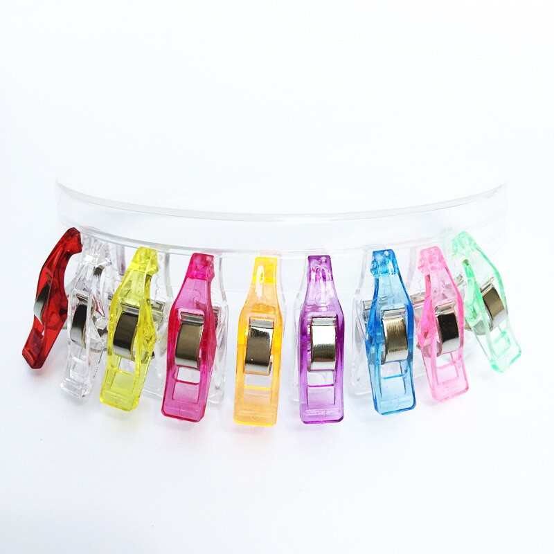 Suport pentru cleme de îmbrăcăminte pentru cusut din plastic, 20 de bucăți, pentru bricolaj, mozaic, matlasare, cusut, tricotat, cleme de îmbrăcăminte