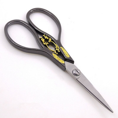 1 buc foarfece de cusut în stil european foarfece de croitorie din oțel inoxidabil foarfece de broderie de uz casnic pentru instrumente de cusut pentru cusut