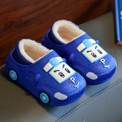 Detské zimné papuče s páperovou podšívkou