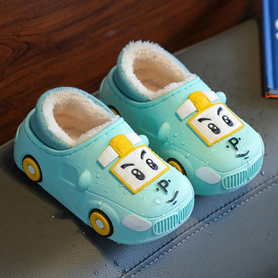 Detské zimné papuče s páperovou podšívkou