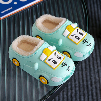 Detské zimné papuče s páperovou podšívkou