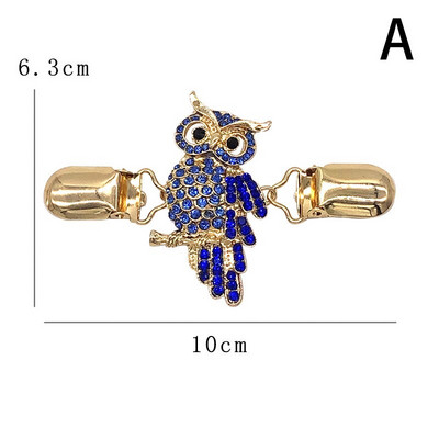Krištáľová sova, brošňa, sponky, kardigany, brošne, svetre, šály, sponky, šatky, pracka, golier, kačacie ústa, DIY šperky, roztomilá zvieracia brošňa.