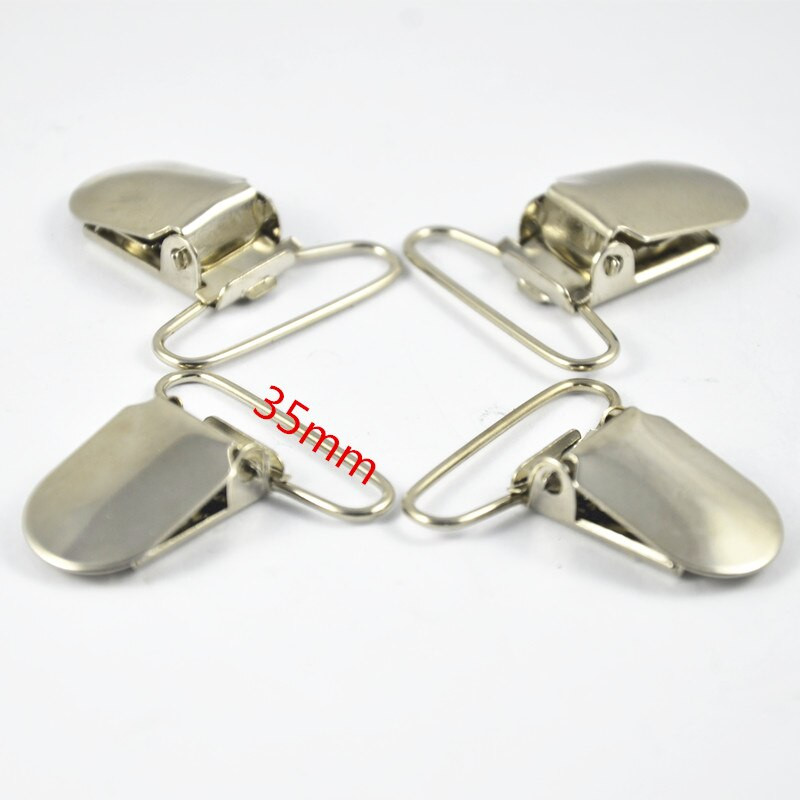 20 tk/partii metallist konksuga luti rippklambrid 20mm/25mm/30mm/35mm