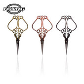 Висококачествена неръждаема стомана Ретро занаятчийски ножици Форма на ваза Златни шивашки ножици Шивашки консумативи Ножици за кръстат бод Прежда