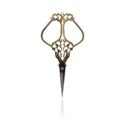 Висококачествена неръждаема стомана Ретро занаятчийски ножици Форма на ваза Златни шивашки ножици Шивашки консумативи Ножици за кръстат бод Прежда