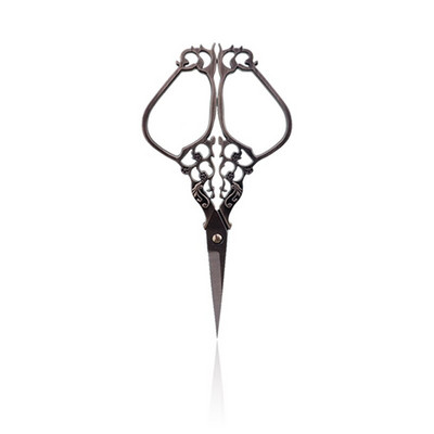 Висококачествена неръждаема стомана Ретро занаятчийски ножици Форма на ваза Златни шивашки ножици Шивашки консумативи Ножици за кръстат бод Прежда