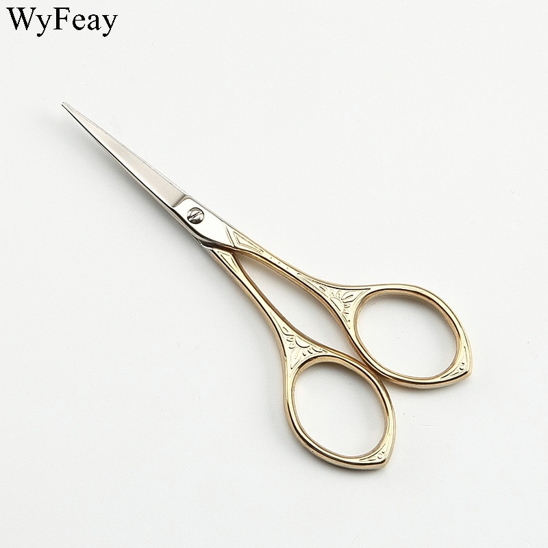 Uuenduslikud Zakka Toidukaupade retrokäärid Titanize DIY Käsitöö Antiikne roostevabast terasest Kodutööriist Vanametalli broneerimine Õmbluskäärid