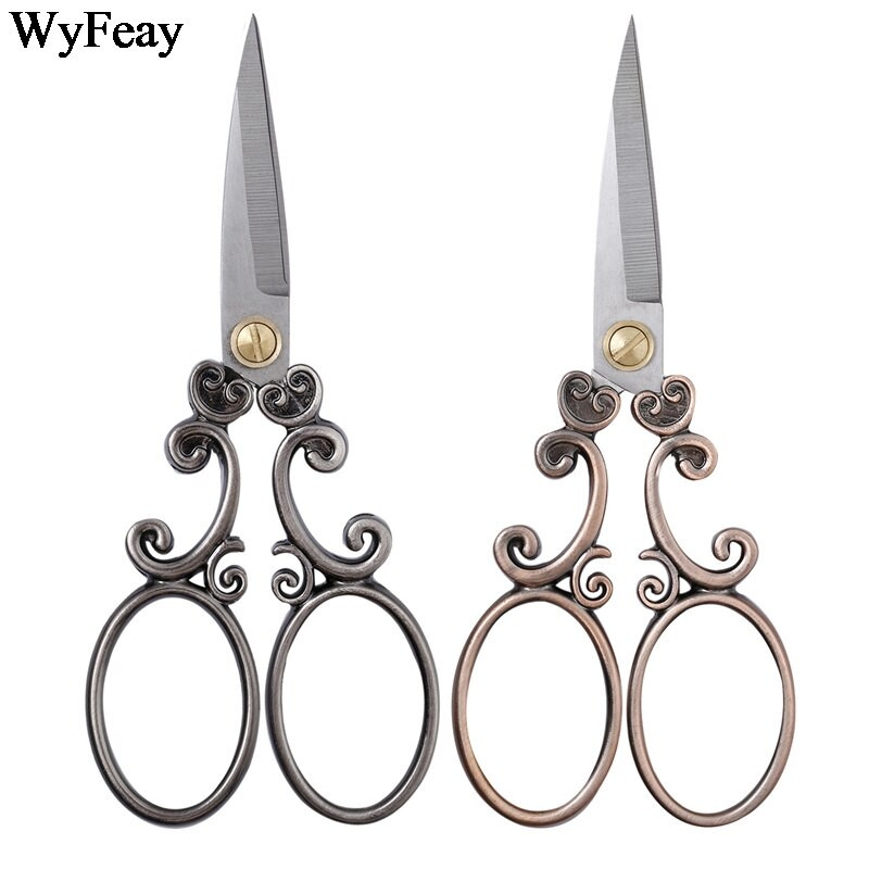 Zakka Euroopa õmblemine Vintage käärid Vintage tikandid Retro kudumismasin käärid käärid kangatööriist näputöö rätsepa käärid