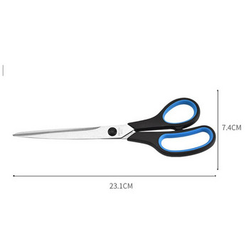 Ανοξείδωτο ατσάλι Tailor Scissors 9 ιντσών Καουτσούκ πλαστικό ύφασμα κόφτης κεντήματος ψαλίδι Tailor Scissor Thread Scissor Tools