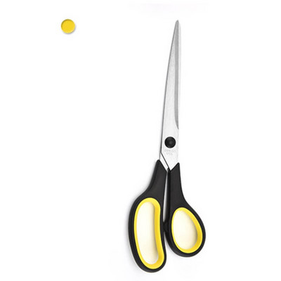 Шивашки ножици от неръждаема стомана 9-инчови каучукови пластмасови ножици за тъкани Ножици за бродиране Ножици за шивашки конци Инструменти за ножици