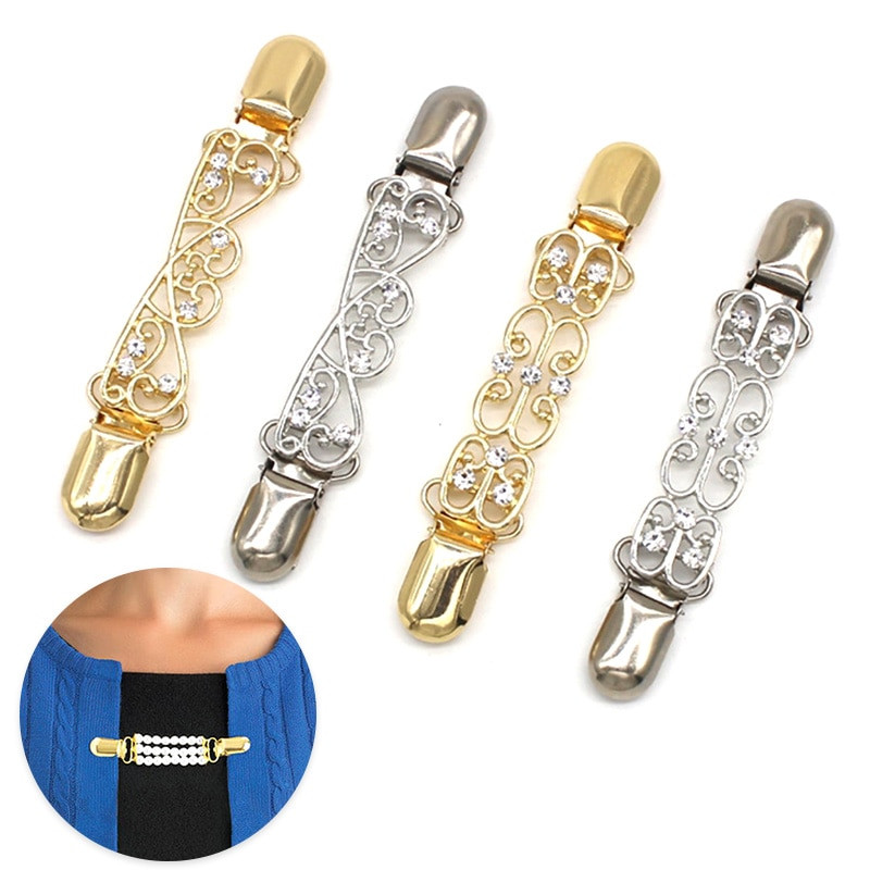 Naiste Vintage Duck Clip Särk Kleit Pross Klamber Kardigan Klambrid Pluus Sall Kinnitused Hoidik Rõivaste Aksessuaarid