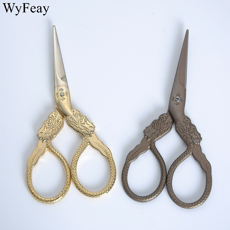 Dragon Shape Inovator Zakka din oțel inoxidabil broderie europeană Foarfece de epocă Foarfece de cusut pentru foarfece de croitorie pentru croitorie