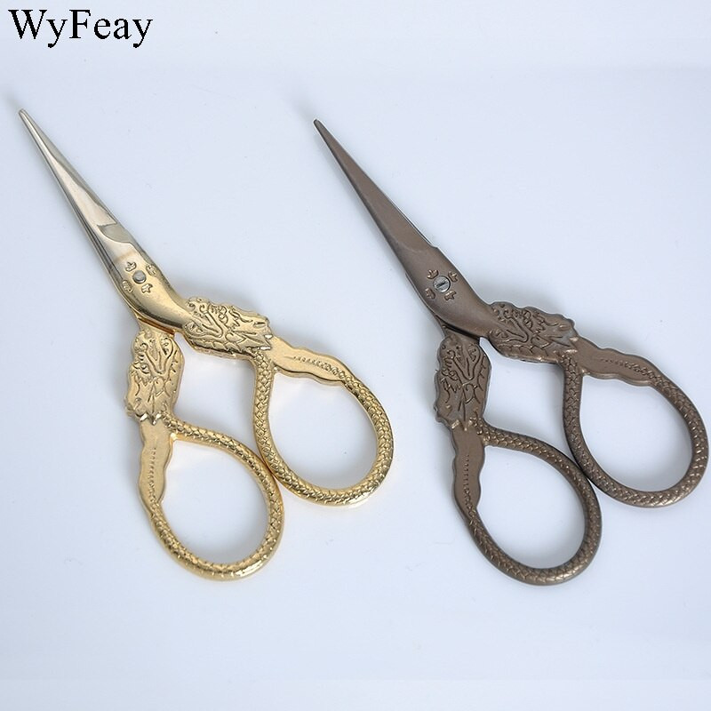 Dragon Shape Inovator Zakka din oțel inoxidabil broderie europeană Foarfece de epocă Foarfece de cusut pentru foarfece de croitorie pentru croitorie