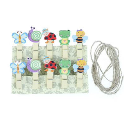 10 tk/pakk Tüdruku südamevõrk punane riidelõks käsitöö kaunistusklambrid naturaalsest puidust fotoklambrid seinakaunistuseks kanepiköis