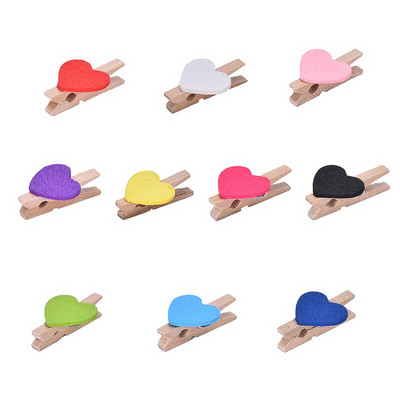 10 tk/pakk Tüdruku südamevõrk punane riidelõks käsitöö kaunistusklambrid naturaalsest puidust fotoklambrid seinakaunistuseks kanepiköis