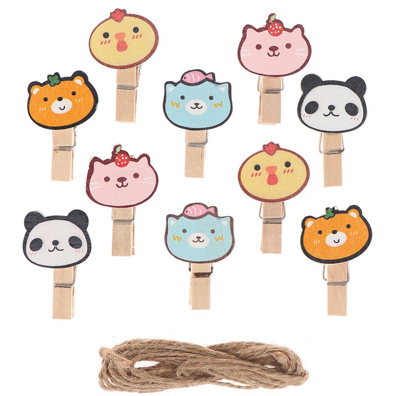 10 tk/pakk Tüdruku südamevõrk punane riidelõks käsitöö kaunistusklambrid naturaalsest puidust fotoklambrid seinakaunistuseks kanepiköis