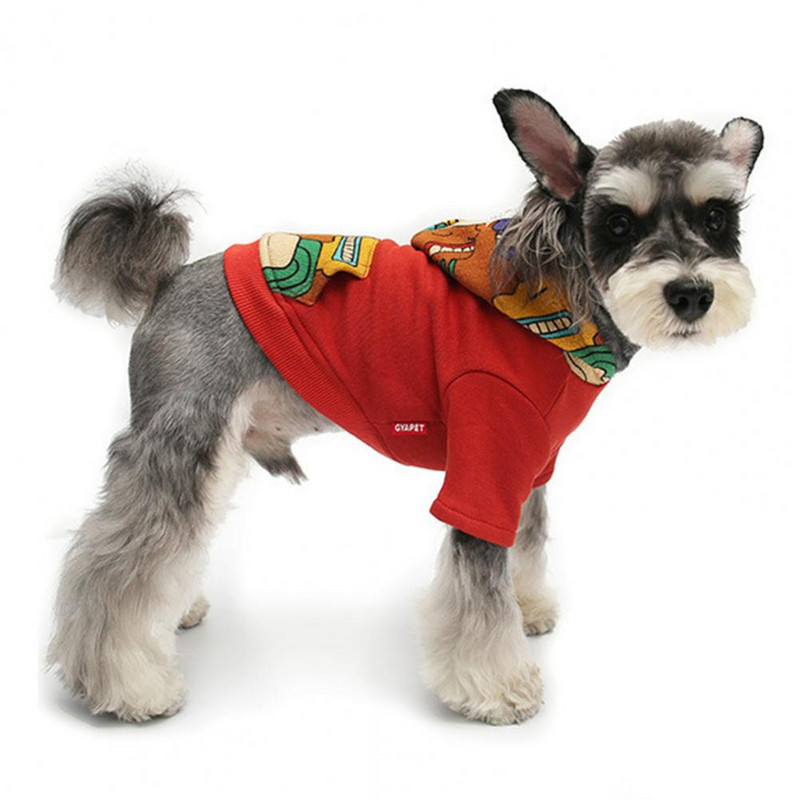 Lemmikloomasärk Kahe jalaga elastsed lühikeste varrukatega keskmise suurusega koerte moevärgid kevadeks