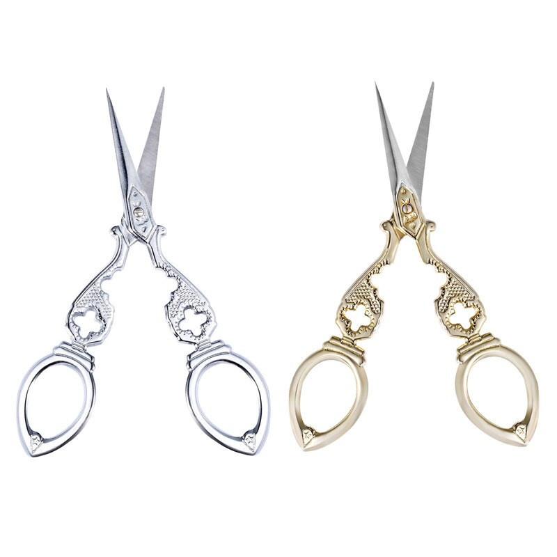 Gourd Shape roostevabast terasest õmblusniidi käärid Õmblustarbed ja tarvikud Ristpistes käärid Vintage paberi käärid