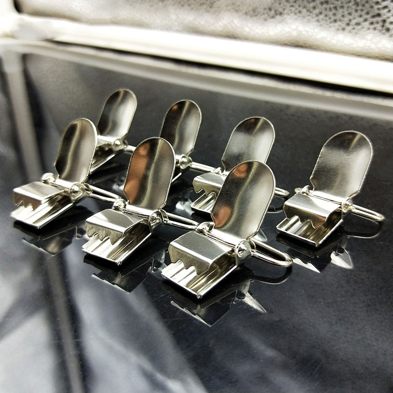 Clip pentru bretele pentru suzetă din metal Clip pentru îmbrăcăminte pentru agrafă pentru bavetă Suport jucărie Accesoriu pentru cusut haine 12 buc/50 buc/100 buc