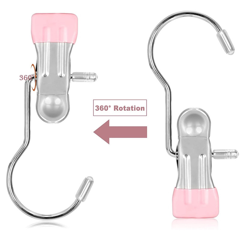 5 vnt. skalbinių kablys batų segtukai kabyklos segtukai laikikliai pakabinami drabužių smeigtukai kabliukai nešiojami nerūdijančio plieno namų kelionių pakabų spaustukai