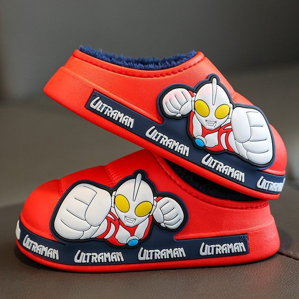 Домашни пантофи с пухена подплата за момчета