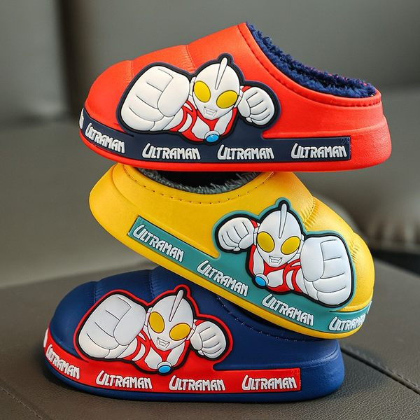 Домашни пантофи с пухена подплата за момчета