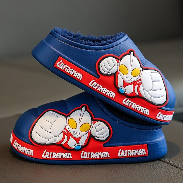 Домашни пантофи с пухена подплата за момчета